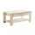 Tavolino Salotto Myrto 110x60x44 h cm in Truciolare bilaminato Pino Chiaro
