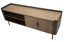 Mobile Porta TV Toronto 150x42x58 cm in Abete e Ferro      