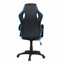 Sedia da Gaming Ergonomica 59x110/120x65 cm in Similpelle Nero/Blu