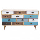 Mobile Jasper 120x36,5x67 h cm in Legno Multicolor