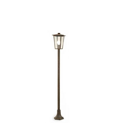 acquista Lampada Palo Paletto per Giardino Colore Ruggine per Esterno Linea Notorius Livos