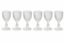 Set 6 Liquorini in Vetro 50 ml Villa d'Este Home Tivoli Diamond