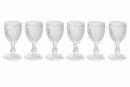 Set 6 Liquorini in Vetro 50 ml Villa d'Este Home Tivoli Diamond