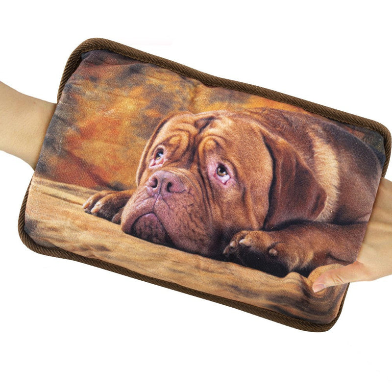 Borsa Acqua Calda Elettrica 550W con Stampa Marrone