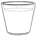 Vaso in Resina Tulli Ribeira Essential Antracite Varie Misure