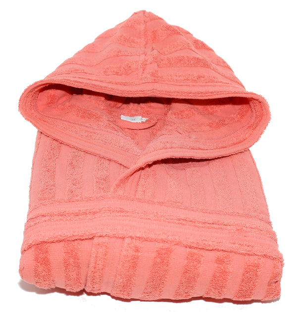 sconto Accappatoio in Spugna 100% Cotone Sally Lines Salmone