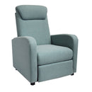 Poltrona Relax Reclinabile Manuale in Tessuto Marta Verde