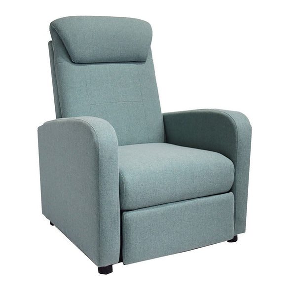 Poltrona Relax Reclinabile Manuale in Tessuto Marta Verde prezzo