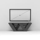 Mobile TV Moderno 1 Ripiano 110x30x40 cm in MDF Pipralla Antracite