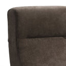 Poltrona Alzapersona Elettrica 2 Motori 74x85x160 cm in Tessuto Marrone