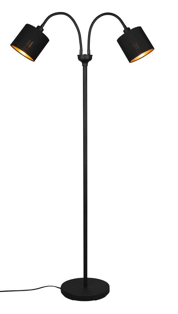 Piantana da Interno Attacco E14 in Metallo Nero Opaco online