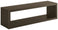 Mensola da Parete 60x18x15,5 cm in Fibra di Legno Regolo Rovere Scuro