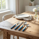 Servizio Set di Posate 24 pezzi in Acciaio Inox Eme Brio Azzurro 3