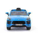 Macchina Elettrica Suv per Bambini 12V con Licenza Porsche Macan Azzurra