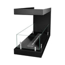 Camino a Bioetanolo da Incasso Trifacciale 90x30x50 cm Maratea 90 Nero 