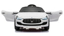 Macchina Elettrica per Bambini 12V con Licenza Maserati Ghibli Bianca