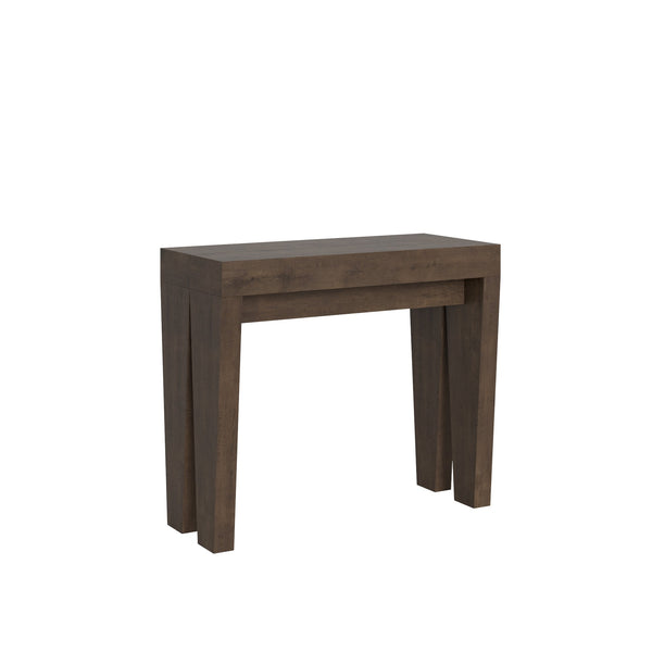Consolle Allungabile 90-196x42x77 cm in Nobilitato Marrone acquista