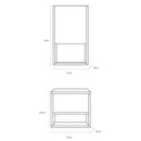 Mobile da Bagno sospeso Giava 11 Legno Bianco TFT