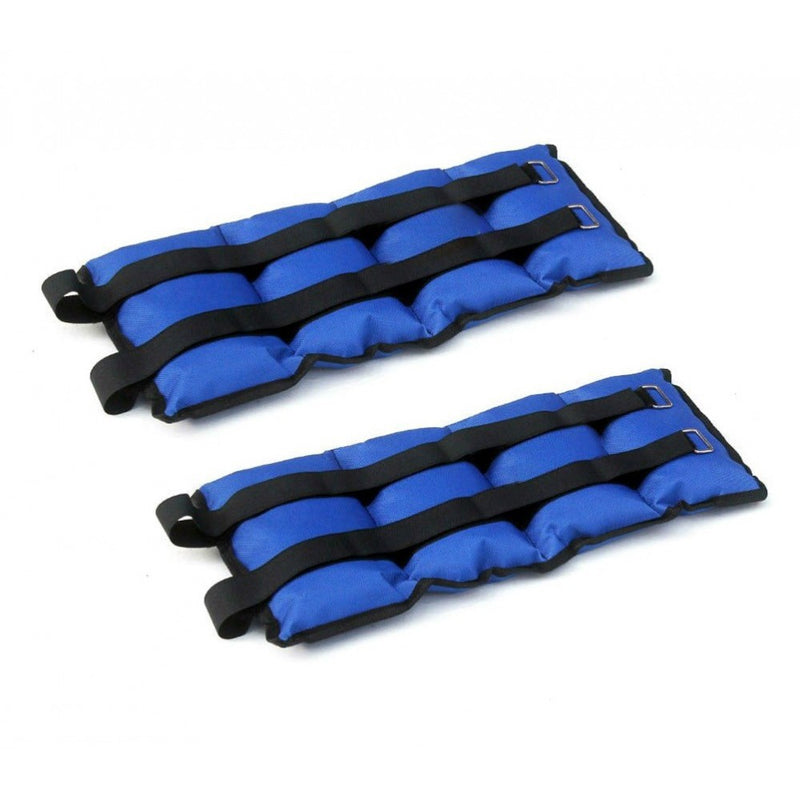 Coppia di Pesi  2 Kg per Caviglie e Polsi Blu