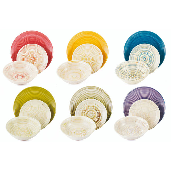 Servizio Piatti 18 Pezzi in Gres Villa d'Este Dune prezzo