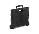 Carrello Portaspesa 36x38x33 cm Max 25Kg in Plastica Nero