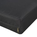 Set Salotto da Giardino Divano 3 Posti Pouf e Tavolino in Rattan Grigio