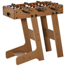 Calcio Balilla Pieghevole 69x37x70 cm in MDF Color Legno