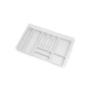 Portaposate Optima Vertex/Concept 500mm (Spalle 16mm) M 800 Plastica Bianca Tecnoplastica Emuca
