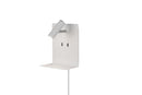 Applique da Interno a LED in Metallo Bianco Opaco