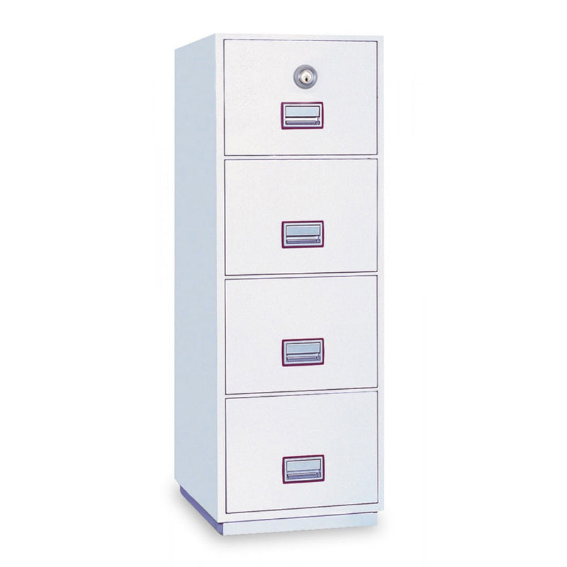 Classificatore Ignifugo Serratura a Chiave 4 Cassetti Technomax - 1471X528X675Mm