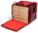 Borsa Termica Porta Pizze da Asporto 8/10 Cartoni Safemi Express 10 Nera e Rossa