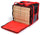 Borsa Termica Porta Pizze da Asporto 8/10 Cartoni Safemi Express 10 Nera e Rossa