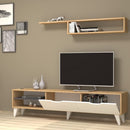 Soggiorno porta TV Volge rovere bianco