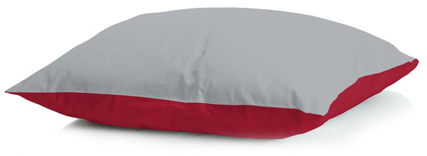 Guanciale in Piuma D'Oca con Federa Duoubleface Bordeaux/Grigio Chiaro prezzo