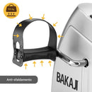 Mini Cyclette da Seduta Bike per Allenamento Riabilitazione Anziani Display LCD Argento      
