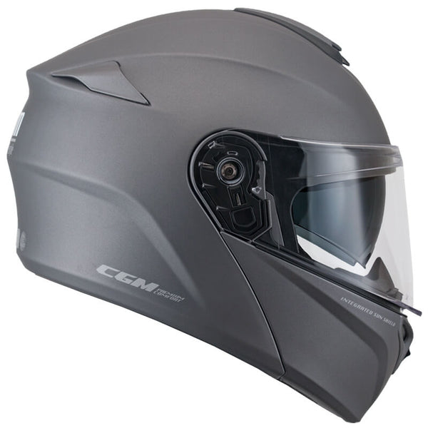 Casco Integrale per Scooter Visiera Lunga CGM Berlino 508A Titanium Opaco Varie Misure online