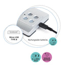 Lampada LED a Batteria Sotto Pensile con Sensore di Movimento 0,48W Luce Bianca Fredda Emuca