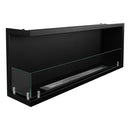 Camino a Bioetanolo da Incasso ad angolo 120x22,4x45 cm Sutri 120 SX Nero 