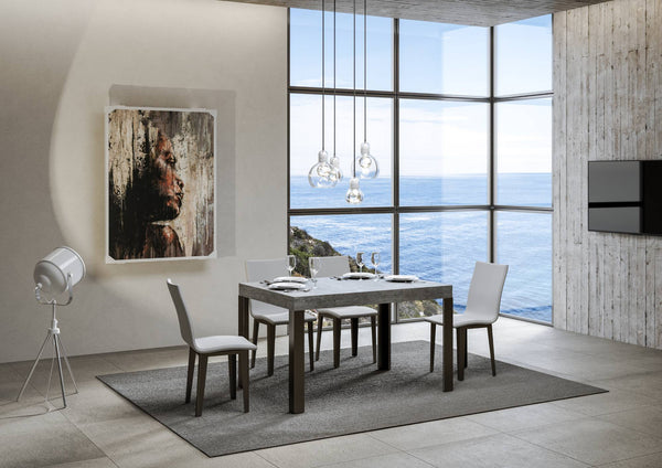 prezzo Tavolo 130x90x77 cm Tavolo Linea Fix Cemento