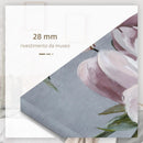 Stampa su Tela con Fiori 200x100 cm 5 Pezzi in Legno di Pino