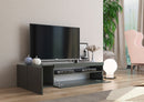 Mobile TV 2 Ante 154,9x40x36,5 cm Daiquiri Antracite Lucido