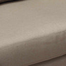 Divano 3 Posti 181x79x84 cm in Tessuto Beige