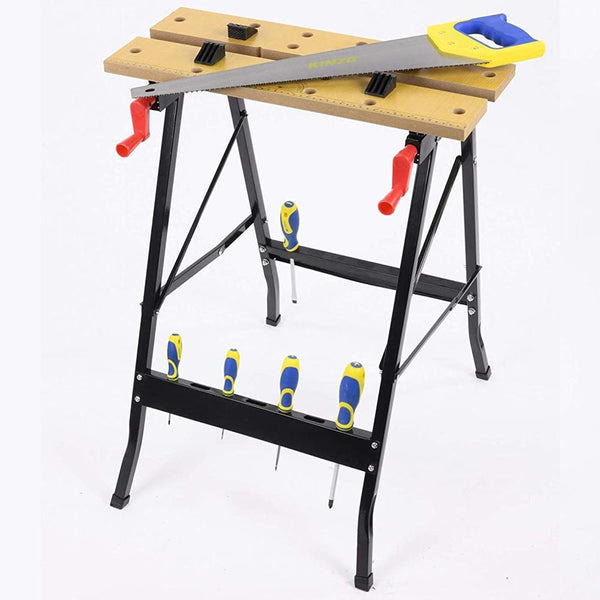 prezzo Tavolo da Lavoro Pieghevole Banco per Troncatrici Max 100Kg con Portattrezzi Kinzo