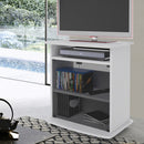 Mobile porta TV Crescendo 60 62x40x73H cm bianco frassinato