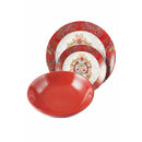 Servizio Piatti 18 Pezzi in Porcellana e Gres Villa d'Este Cala Moresca