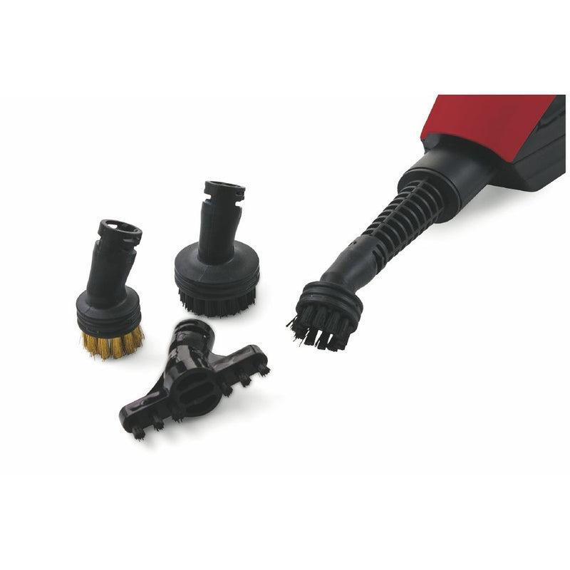 Scopa a Vapore Elettrica Lavapavimenti 10 in 1 1500W Kooper New Vaporbella Plus Rosso