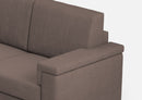 Divano Angolare 5 Posti 226x226x85 cm Marrak in Tessuto Talpa