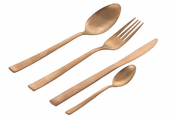 Servizio Set di Posate 24 Pezzi Rame Villa d'Este Home Tivoli Modern sconto