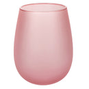 Set 6 Bicchieri Acqua Effetto Ghiaccio Happy Hour Provence in Vetro VdE Tivoli 1996 Viola