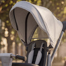 Triciclo per Bambini 6 in 1 con Maniglione di Spinta e Sedile Girevole 111,5x52x98 cm Grigio      
